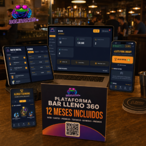 Plataforma Bar Lleno 360 — Licencia 12 meses